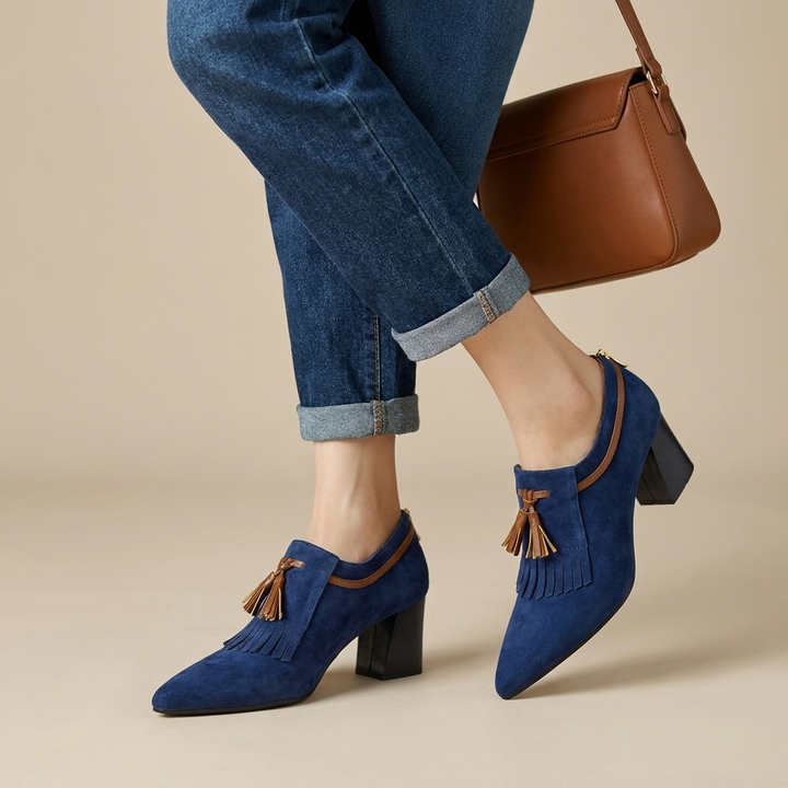 Fernanda Fringe Tassel Pumps