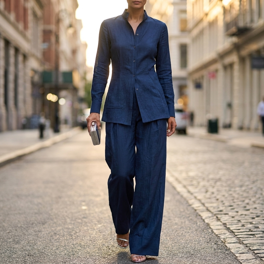 Elowen Peplum Two-Piece Set