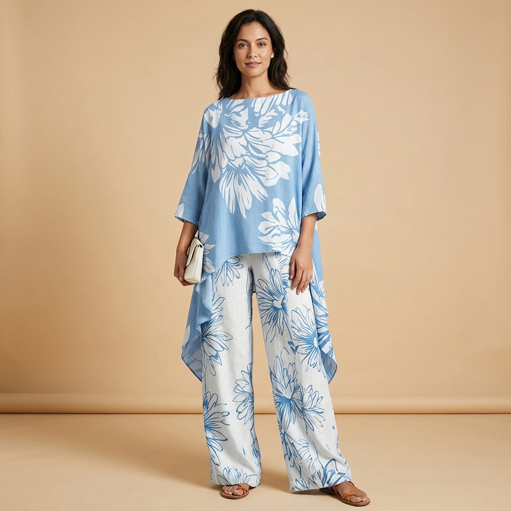 Simone Asymmetric Hem Set