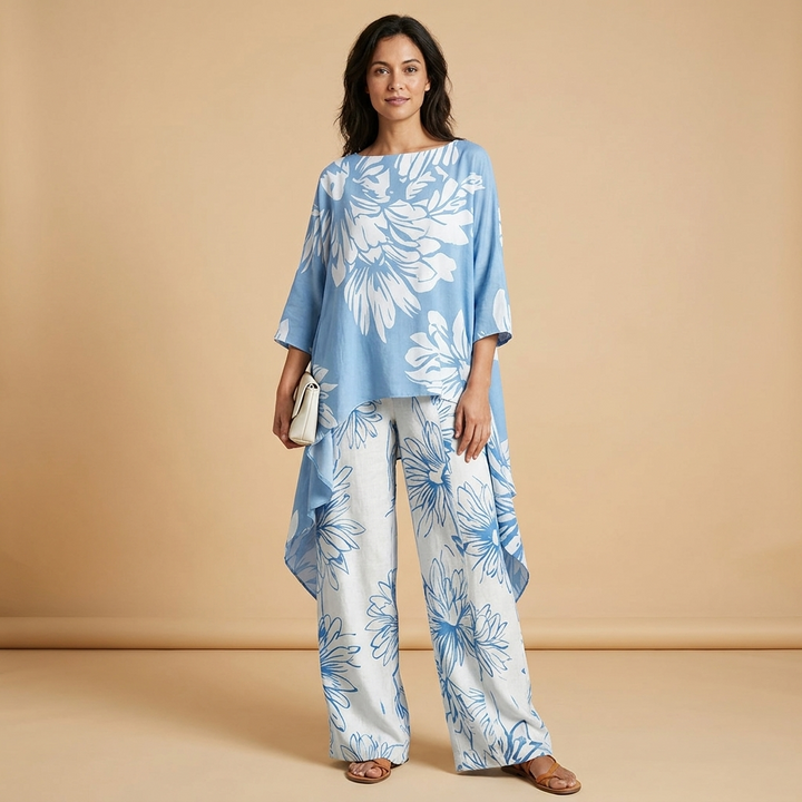 Simone Asymmetric Hem Set