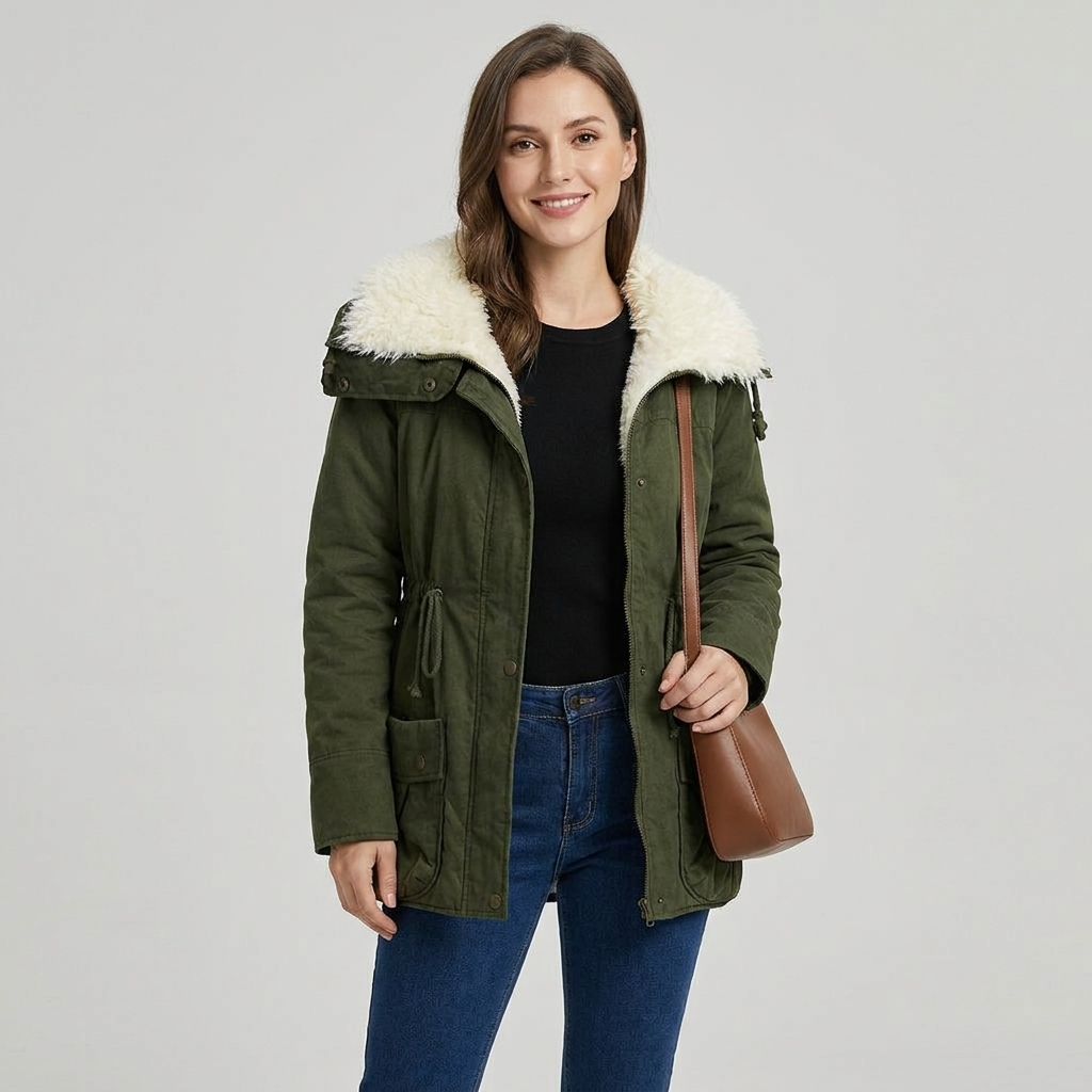 Harlow Drawstring Waist Parka