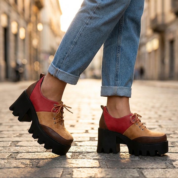 Marisette Platform Lace-Up Shoe