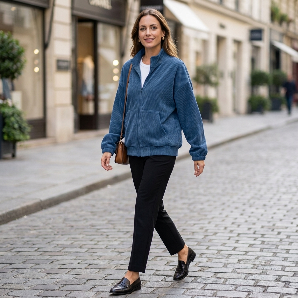 Nadette Corduroy Zip Jacket