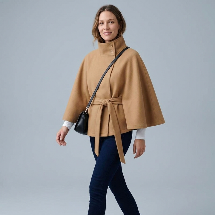Merida Belted Cape Jacket