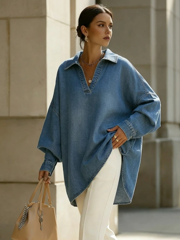 Nora Washed Denim Shirt