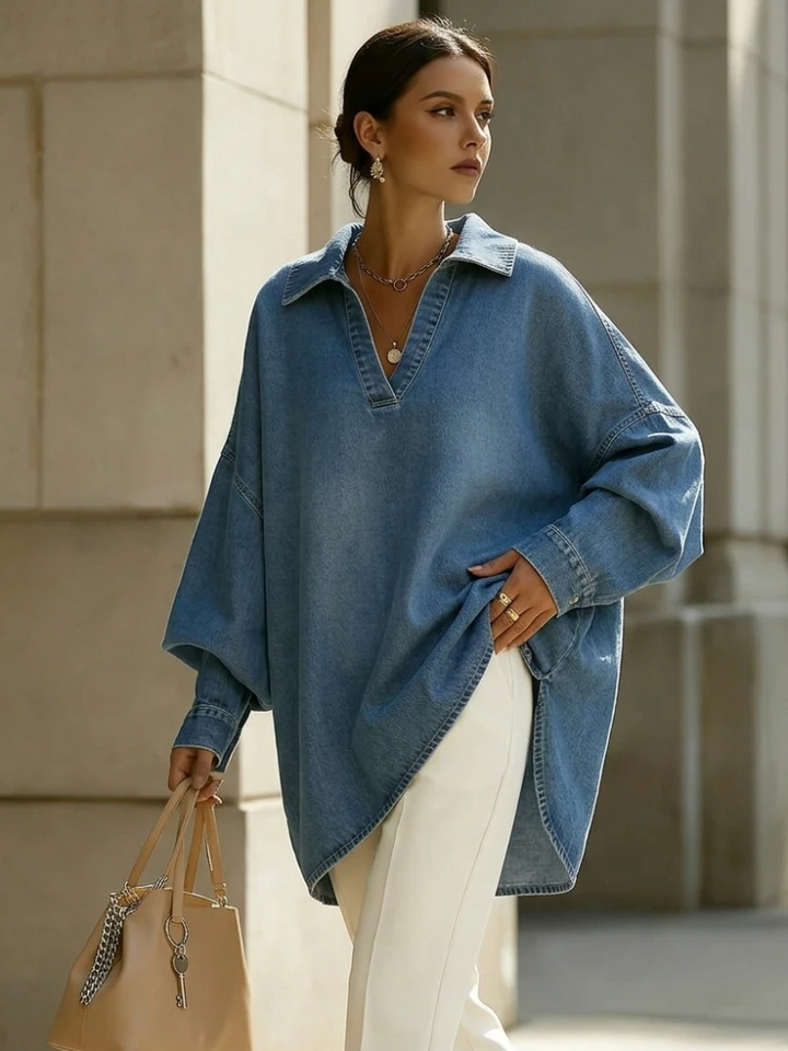 Nora Washed Denim Shirt