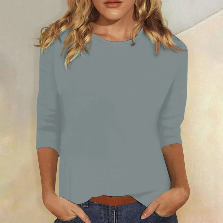 Helena Crew Neck Casual Everyday Top