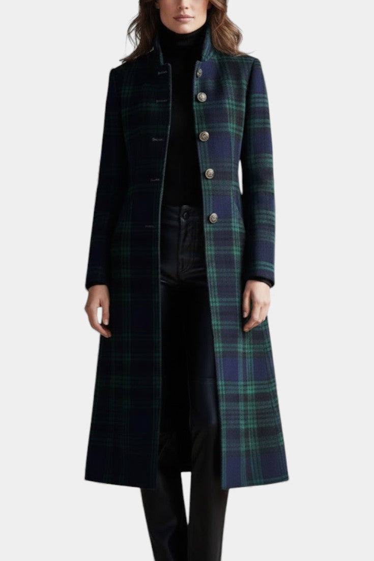 Rosalyn Stand Collar Coat