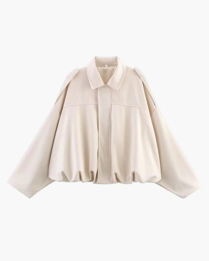 Petronella Suede Bomber Jacket