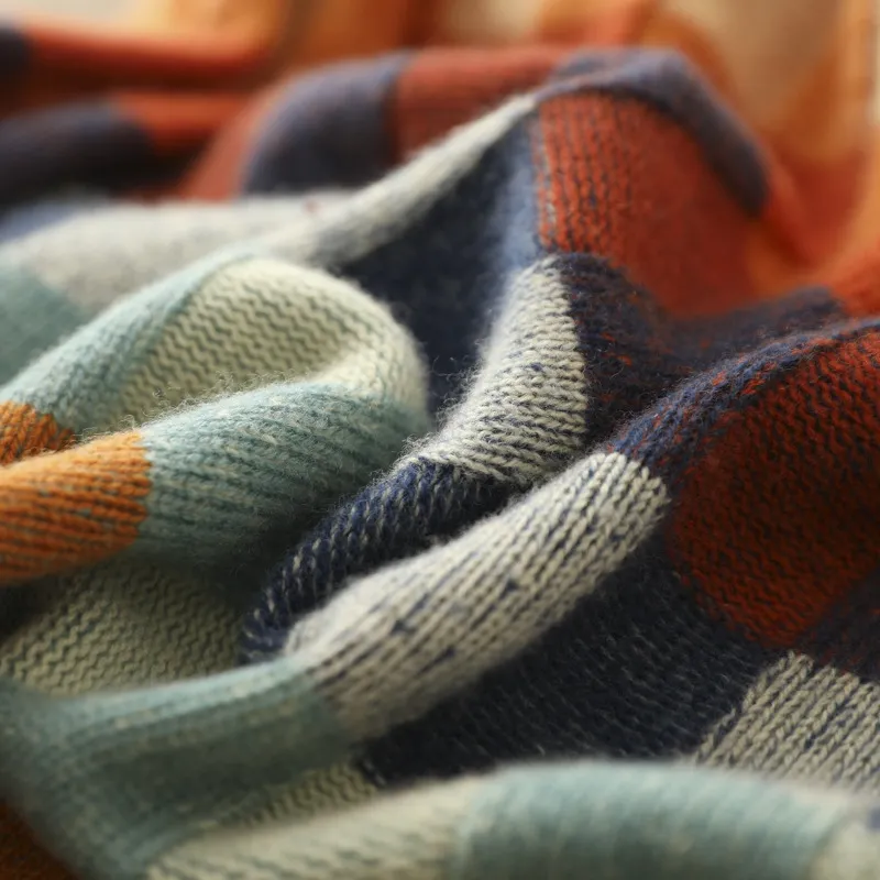 Vesper Patchwork Turtleneck Sweater