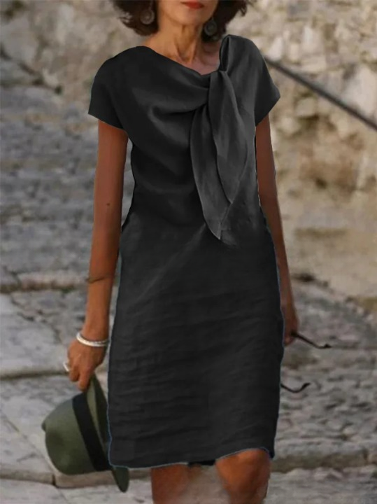Quirina Linen Blend Mini Dress