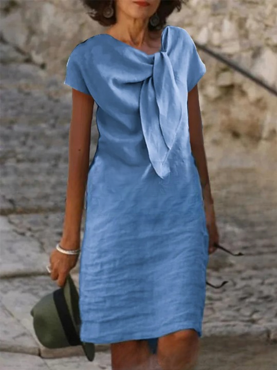 Quirina Linen Blend Mini Dress