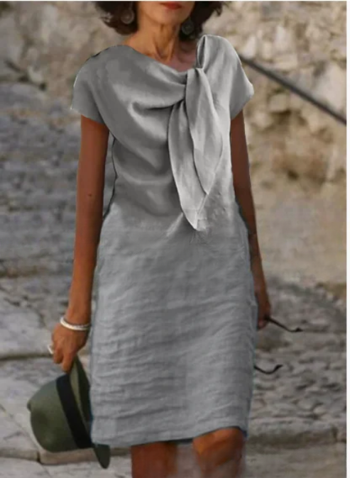 Quirina Linen Blend Mini Dress