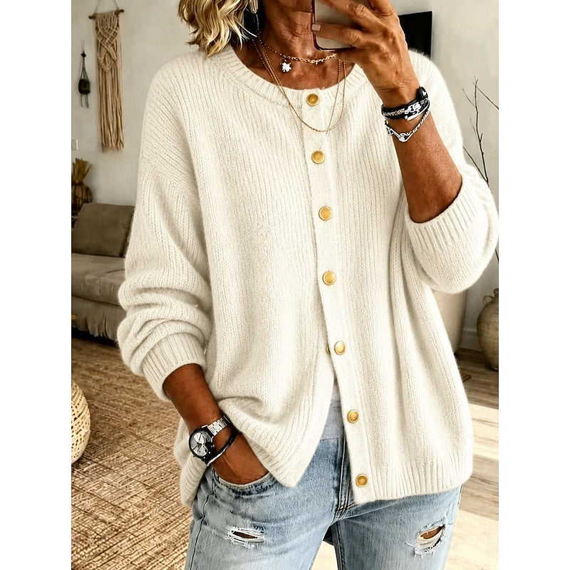 Elouise Button Front Cardigan