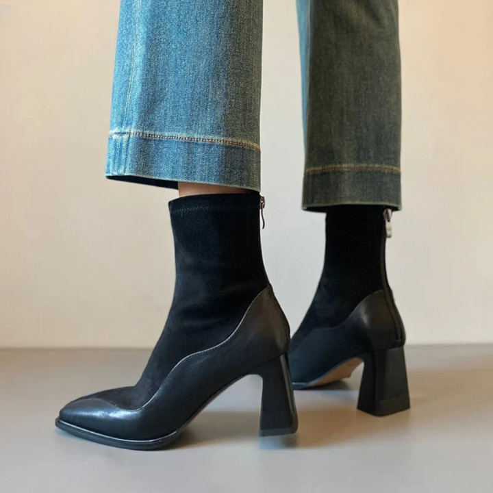 Rowena Square Toe Boots