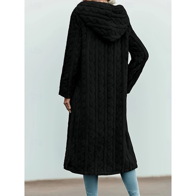 Aletta Hooded Longline Coat