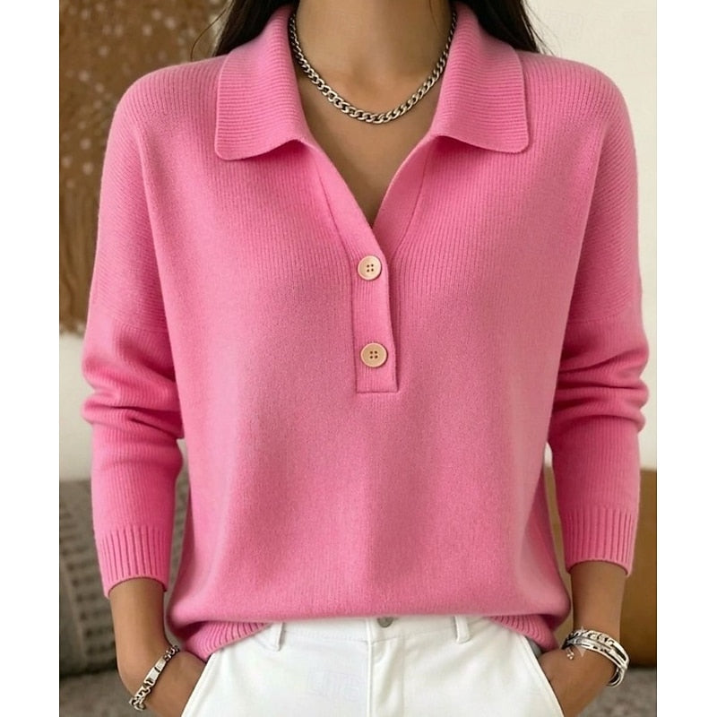 Odessa Button Polo Sweater