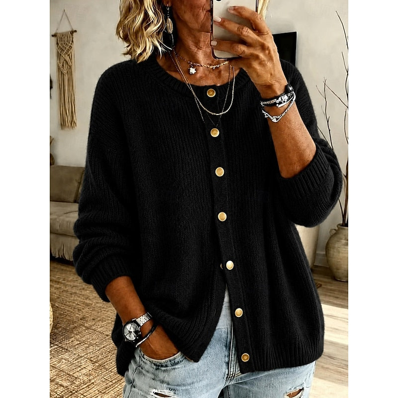 Elouise Button Front Cardigan