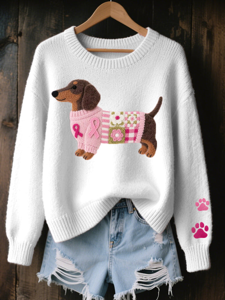 Odalys Patchwork Motif Sweater