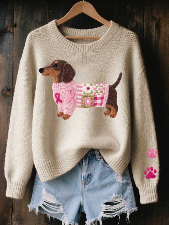 Odalys Patchwork Motif Sweater