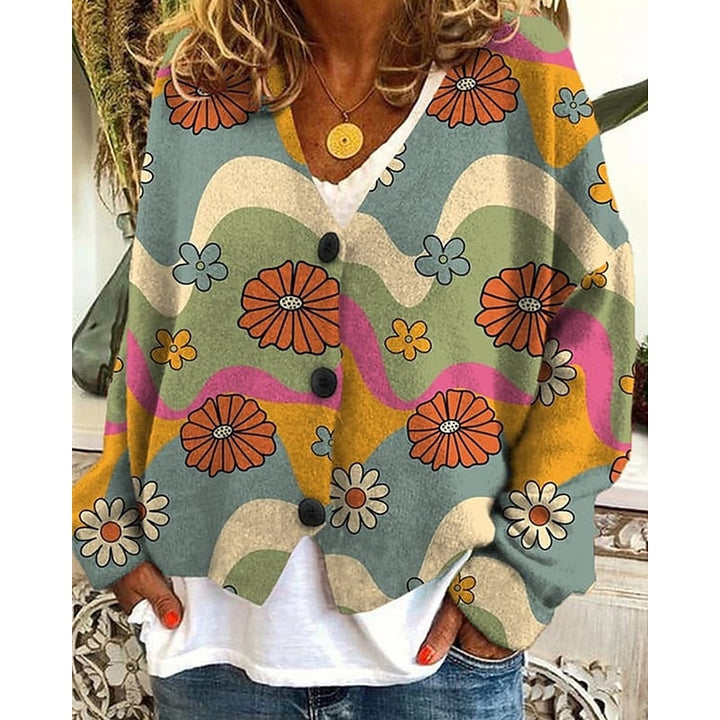 Eloise Floral Print Cardigan