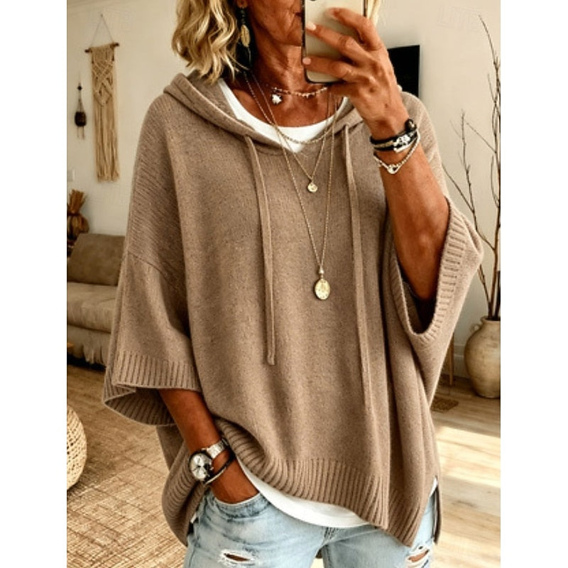 Josephine Oversized Hooded Pullover