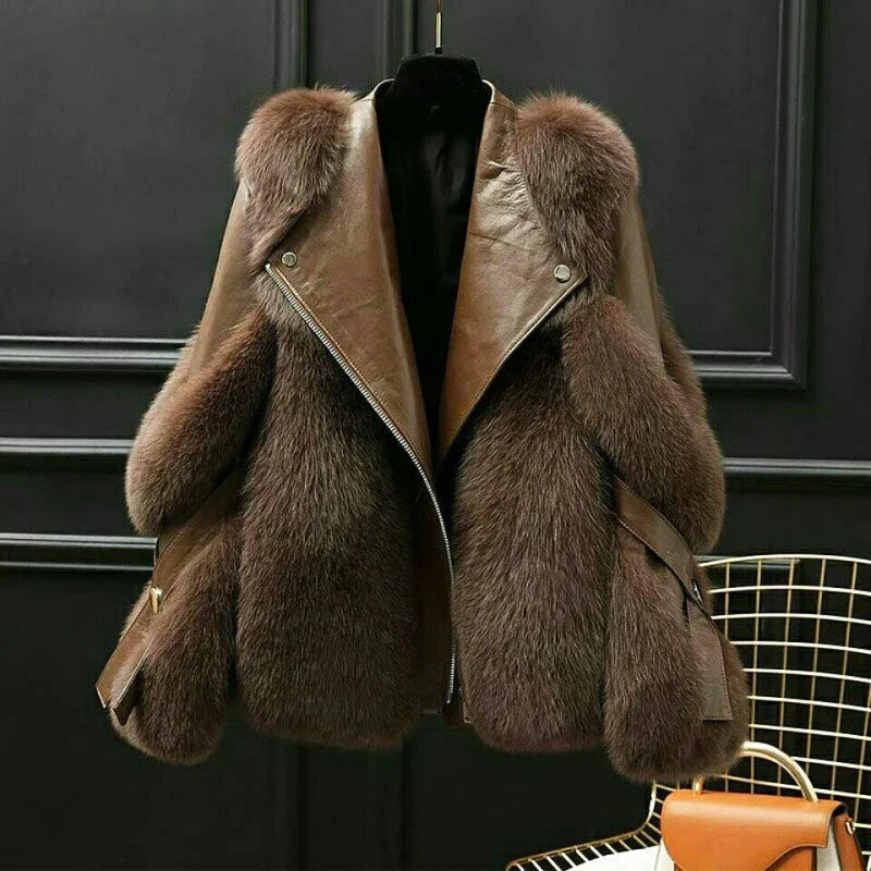 Vera Faux Fur Collar Jacket