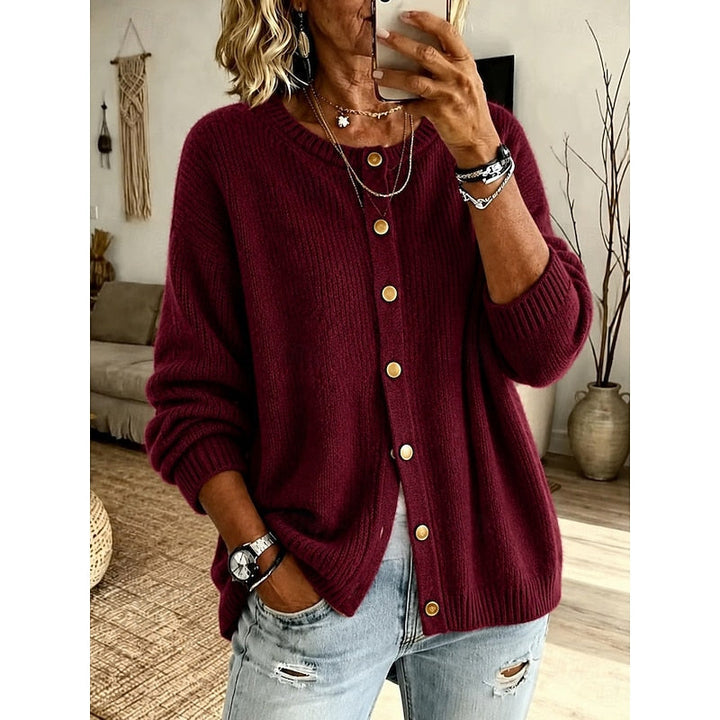 Elouise Button Front Cardigan